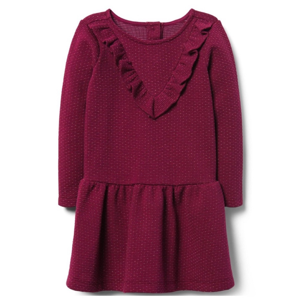 Janie and Jack Shimmer Drop Waist Dress